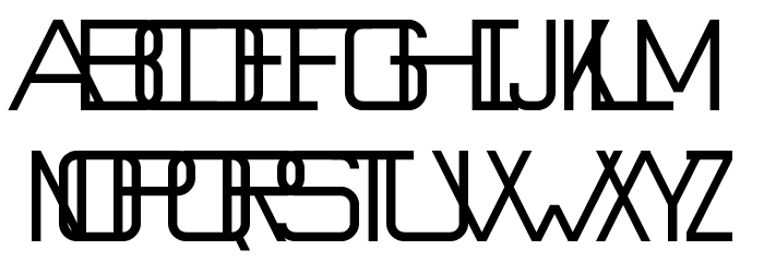 Countdowner Regular Font LOWERCASE