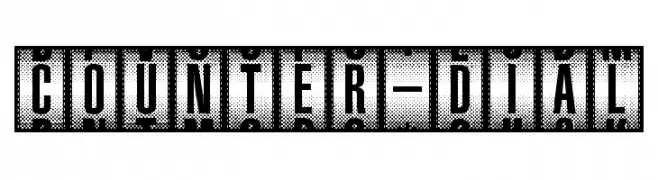 Counter-Dial  Frei Schriftart Herunterladen