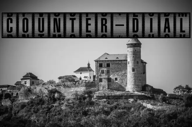 Counter-Dial Font examples