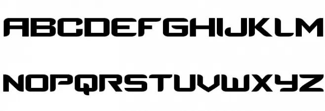 Counter-Strike Regular Шрифта ВЕРХНИЙ