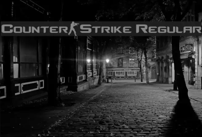Counter-Strike Regular Font examples