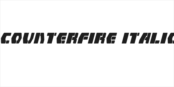 Counterfire Italic Logo