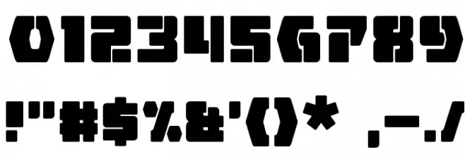 Counterfire Font OTHER CHARS