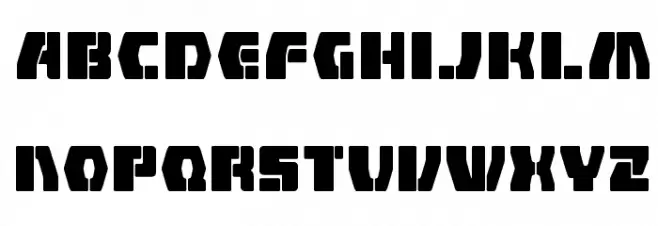 Counterfire Schriftart Groß