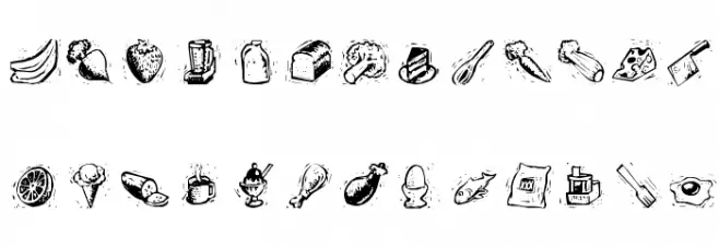Counterscraps Schriftart Groß