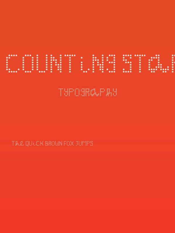 Counting Stars Regular Poster