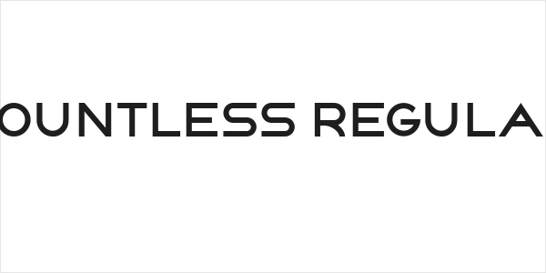 Countless Regular Logo