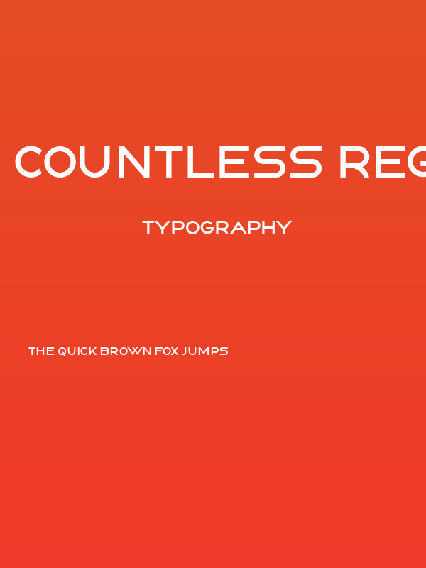 Countless Regular Poster