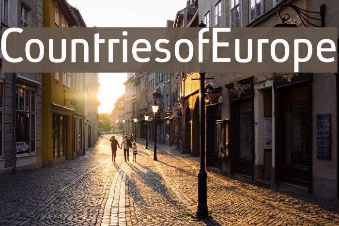 CountriesofEurope Font examples