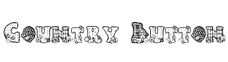Country Button Font