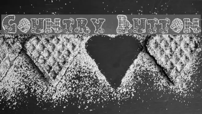 Country Button 字体 examples