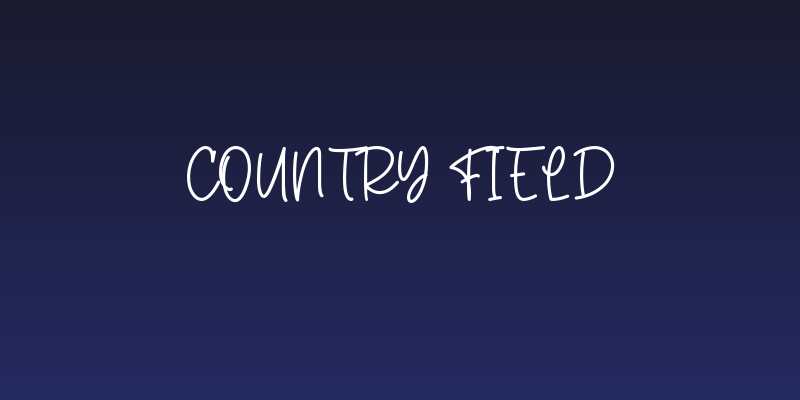 Country Field Social Header