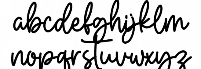 Country Field Шрифта строчной