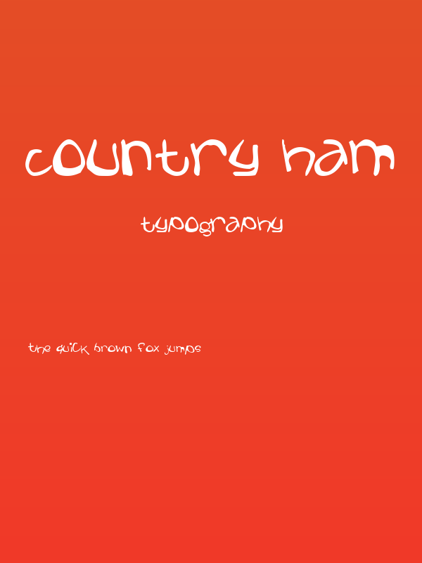 Country Ham Poster