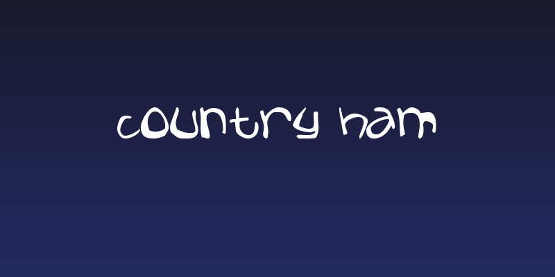 Country Ham Social Header