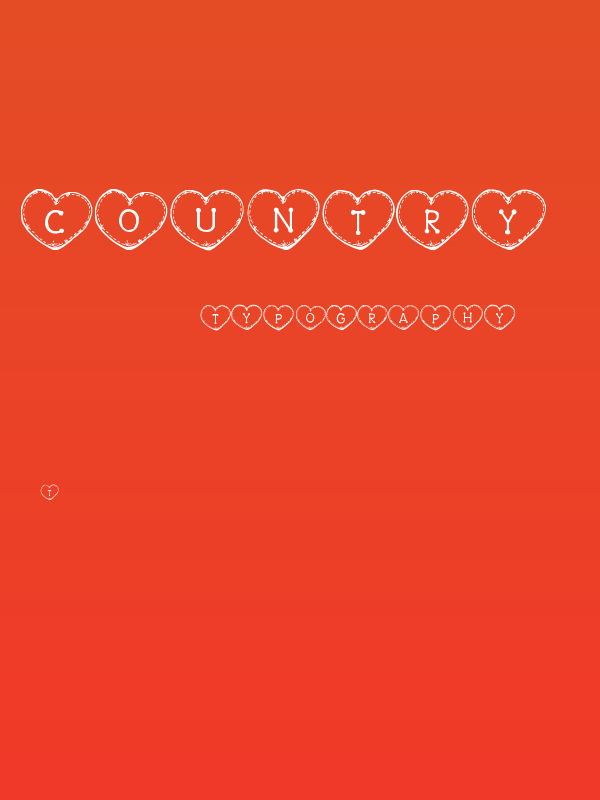 Country Hearts Poster