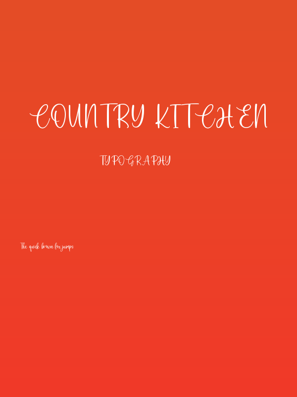 Country Kitchen Poster