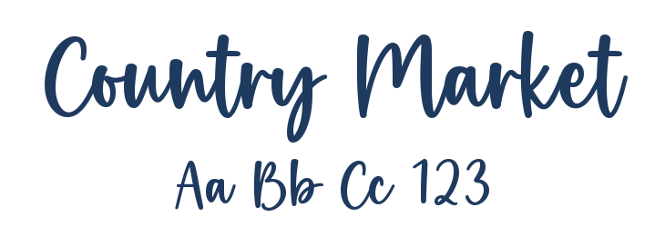 Country Market Font Preview