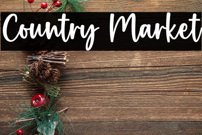 Country Market Example 3