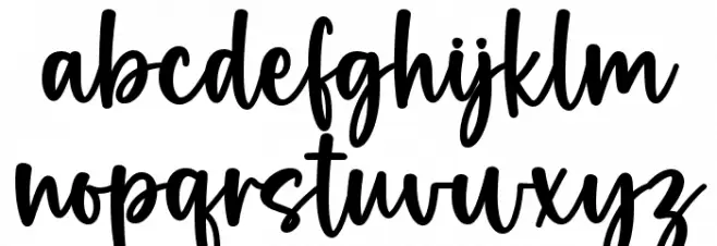 Country Market Schriftart Kleinbuchstaben