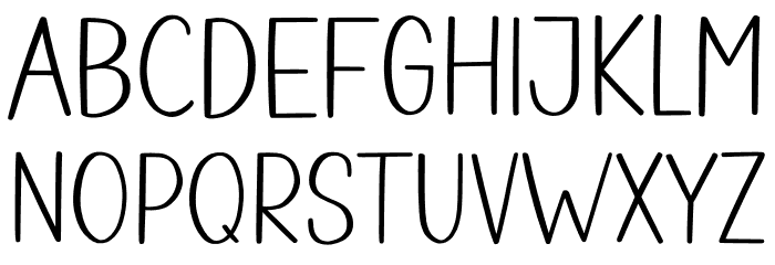 Country Font UPPERCASE