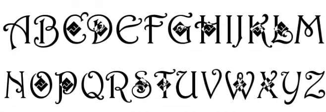 CountryCrock Font Litere mari