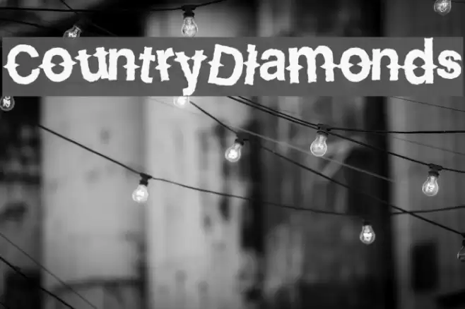 CountryDiamonds フォント examples