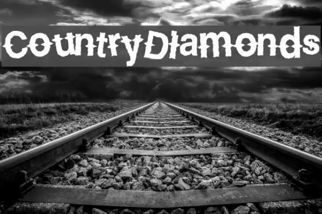 CountryDiamonds フォント examples