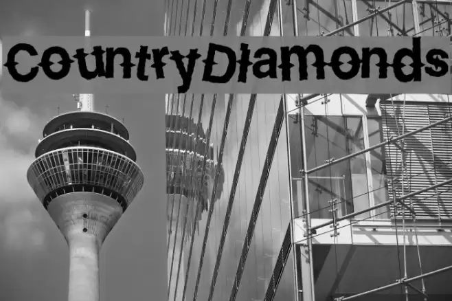 CountryDiamonds フォント examples
