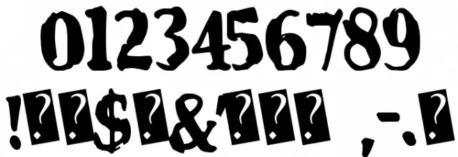 CountryGold Font OTHER CHARS