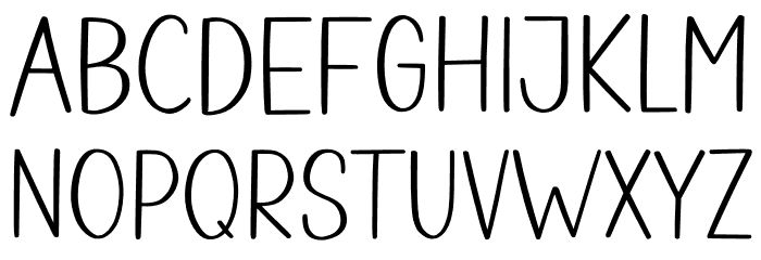 Country Font LOWERCASE