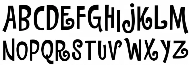 Countryhouse Font UPPERCASE