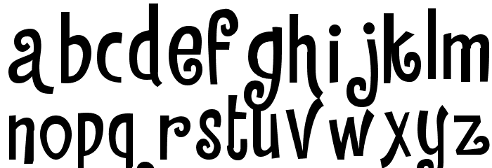 Countryhouse Schriftart Kleinbuchstaben
