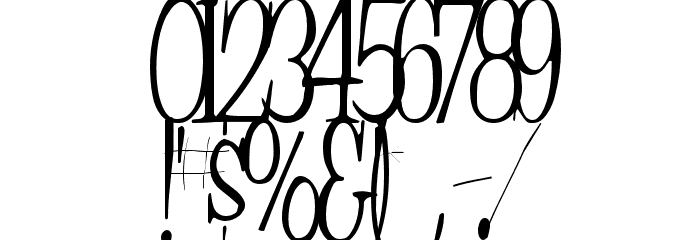 Countryside Normal Font OTHER CHARS
