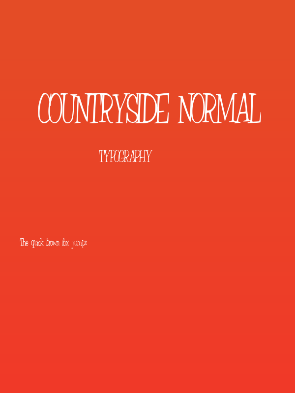 Countryside Normal Poster