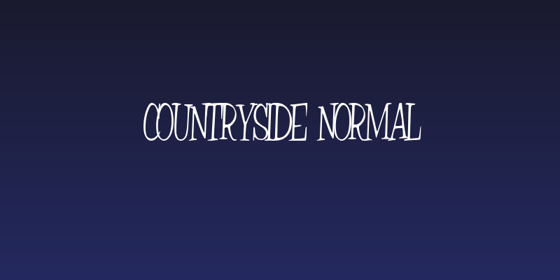 Countryside Normal Social Header