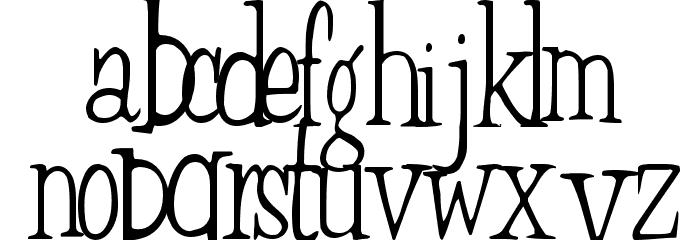Countryside Normal Font LOWERCASE