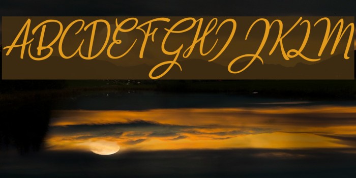 Countryside two Font examples