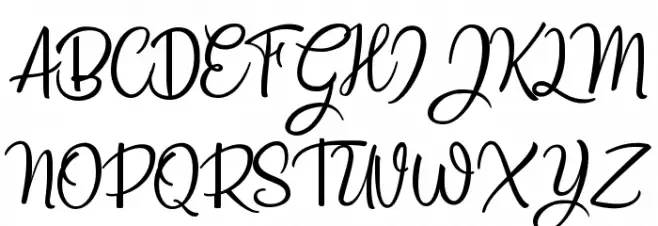 Countryside Font UPPERCASE