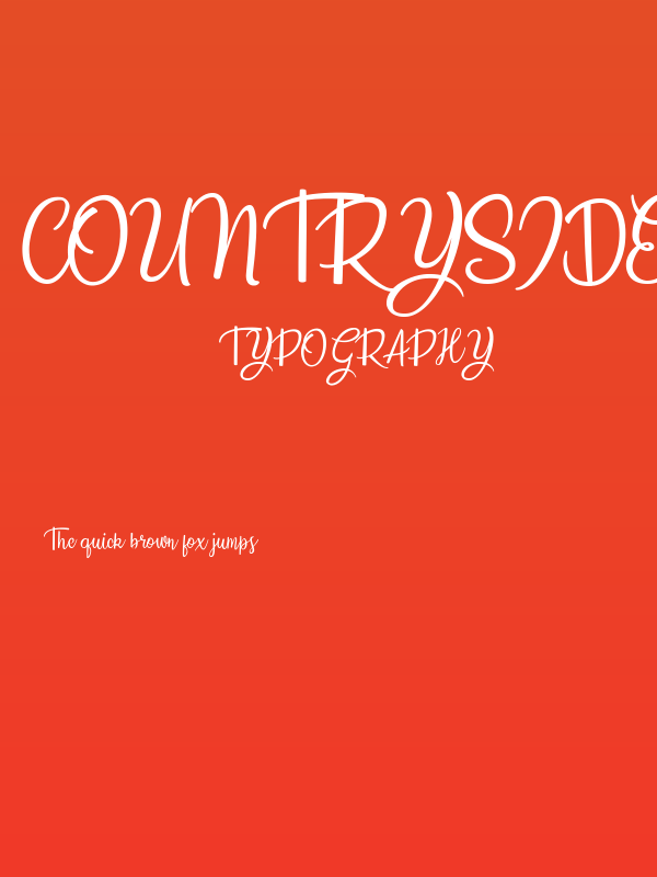 Countryside Poster