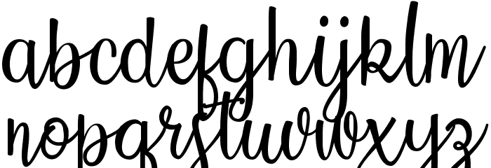 Countryside Font LOWERCASE