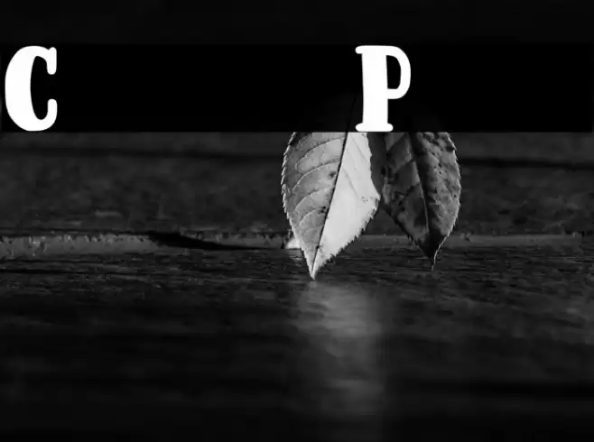 Coup de Poker Font examples