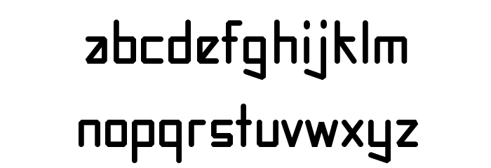 CouperBlaque Font LOWERCASE