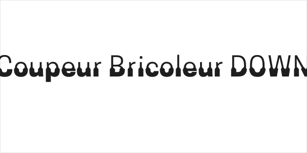 Coupeur Bricoleur DOWN Logo