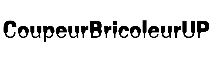 Coupeur Bricoleur UP  フリーフォントのダウンロード
