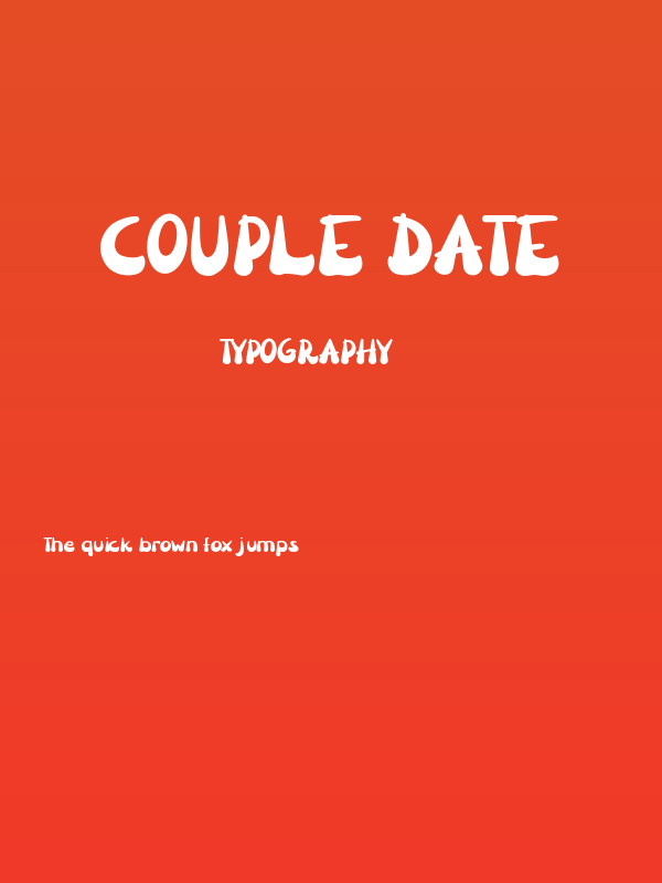Couple Date Poster