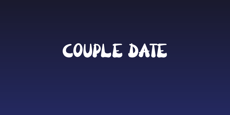 Couple Date Social Header