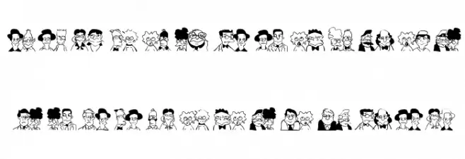 Couples Schriftart Groß