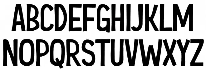 Courage-Kid Schriftart Groß