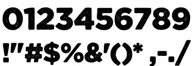 CourageRoad Font OTHER CHARS